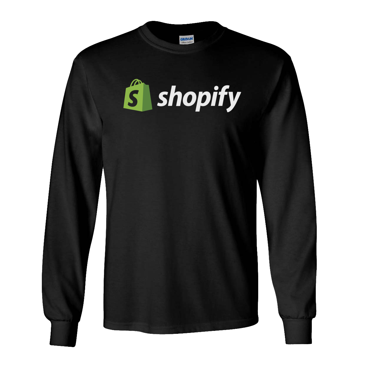 Shopify Demo Classic Long Sleeve T-Shirt Black