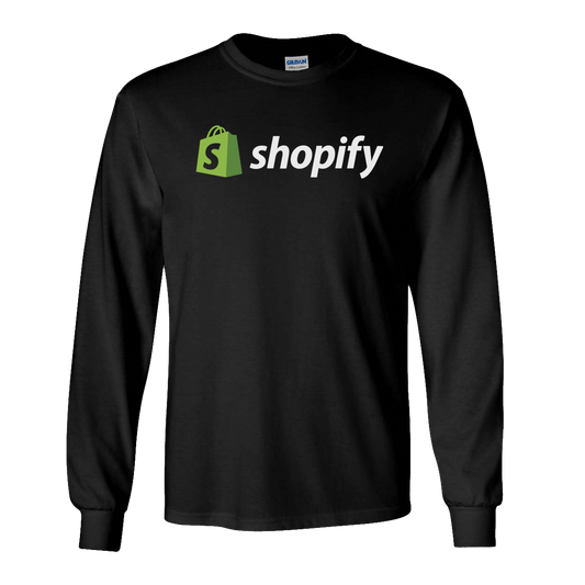 Shopify Demo Classic Long Sleeve T-Shirt Black