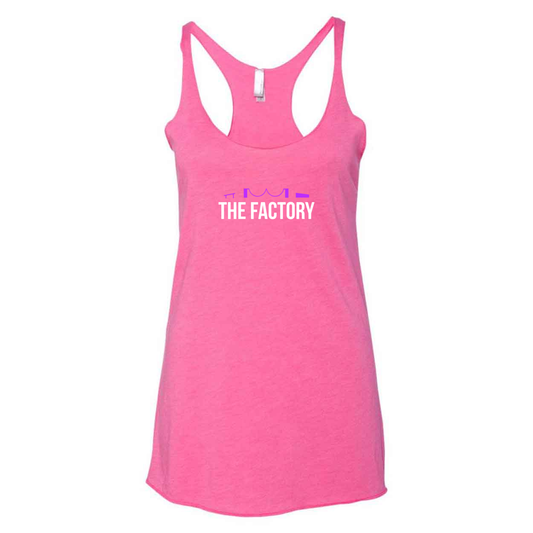 The Factory Classic Womens Ultra Thin Tank Top Vintage Pink